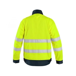 Bluza CXS HALIFAX męska ostrzeg. z siatką - żółto-niebieski - 62