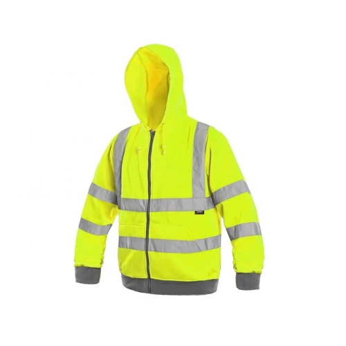 Bluza FROME męska ostrzegawcza - żółty - XL