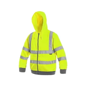 Bluza FROME męska ostrzegawcza - żółty - 2XL