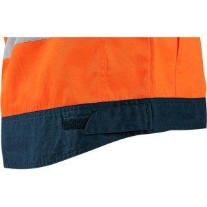 Bluza CXS HALIFAX męska ostrzeg. z siatką - pomarańczowo-niebieski - 46