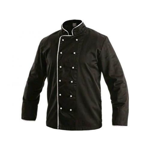Bluza kucharska RADIM męska - czarno-biały - 44