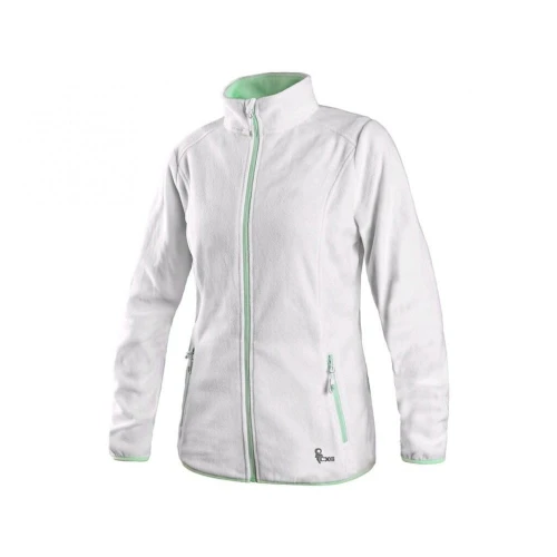 Bluza GRANBY LADY damska polar - biało-zielony - M