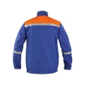 Bluza antystatyczna CXS ENERGETIK MULTI 9043 II męski - niebiesko-pomarańczowy - 48