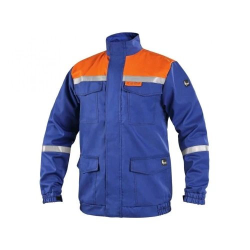 Bluza antystatyczna CXS ENERGETIK MULTI 9043 II męski - niebiesko-pomarańczowy - 54