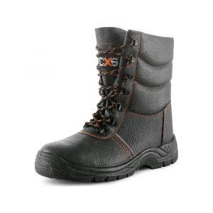 Buty CXS STONE TOPAZ S3 do pół łydki zimowe - czarny - 39