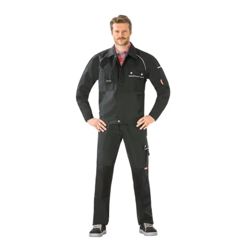 Bluza męska CANVAS 320 - czarny/czarny - 28