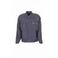 Bluza męska CANVAS 320 - szary/czarny - 98