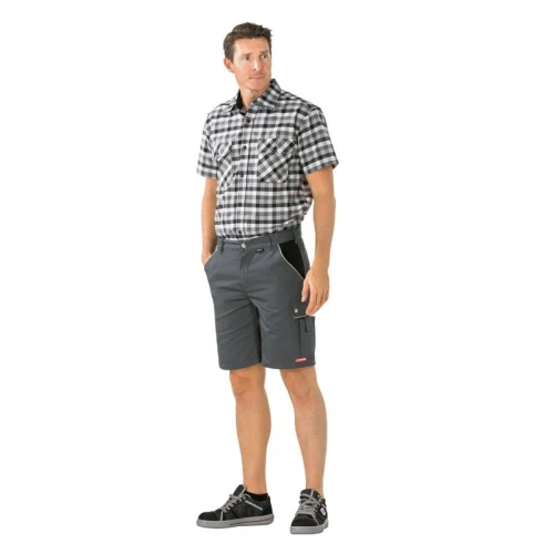 Szorty męskie Canvas 320 - szary/czarny  - L