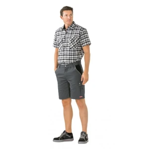 Szorty męskie Canvas 320 - szary/czarny  - XL