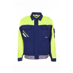 Bluza męska VISLINE V1 2413 - granatowy/żółty/cynkowy - 102