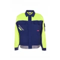 Bluza męska VISLINE V1 2413 - granatowy/żółty/cynkowy - 106
