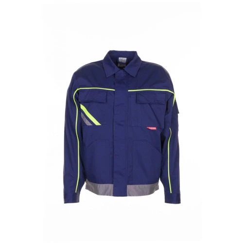 Bluza męska VISLINE V2 2483 - granatowy/żółty/cynkowy - 106