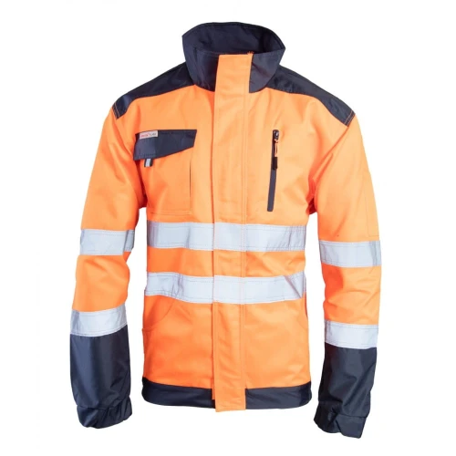 Bluza BRIXTON FLASH KAT.II KL. 2 - pomarańczowy-granatowy - 102