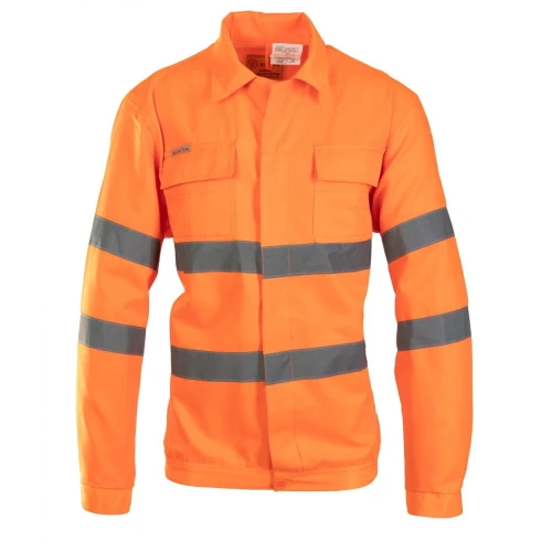 Bluza BRIXTON FLASH KAT.II KL. 3 - pomarańczowy - 46