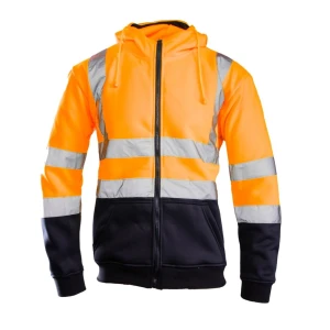 Bluza dresowa BRIXTON FLASH - pomarańczowy-granatowy - XXL